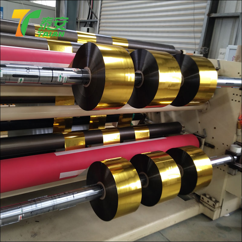 PET Gold Termal Laminasiya Filmi Jumbo Roll